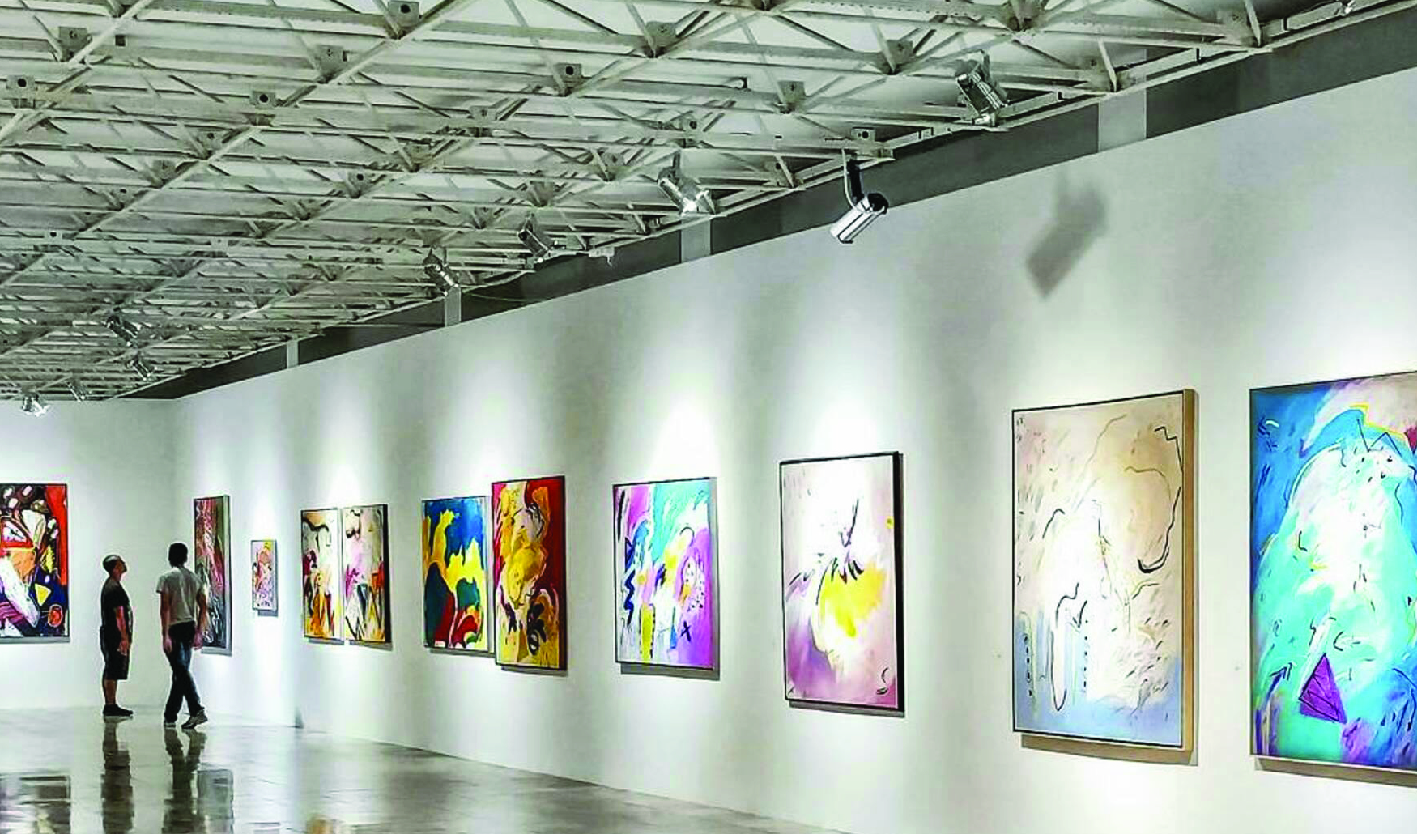 Colorful Arts Hanging on Wall